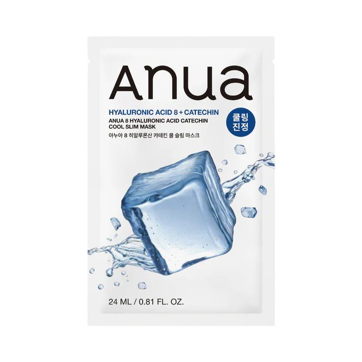 ANUA HYALURONIC ACID 8+ CATECHIN COOL SLIM MASK МАСКА ДЛЯ ЛИЦА
